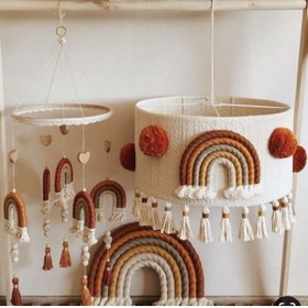 Resim tasarimakromem35 bebek/cocuk odası makrome 3 lü set 