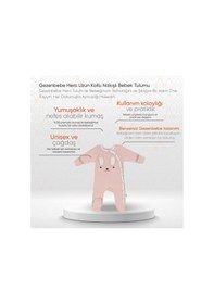 Resim Gezenbebe Hero Uzun Kollu Nakışlı Bebek Tulumu 001 