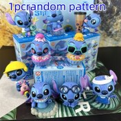 Resim Disney Stitch Koleksiyonluk Heykel, Sevimli PVC Karikatür Karakter Figürü, Çok Yönlü İç ve Dış Mekan Dekorasyonu, Mükemmel Noel Hediyesi, Şaşırtıcı. 