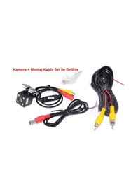 Resim 4.3 İnç Katlanan Ekran + 4 Led Gece Görüş Geri Vites Kamera 
