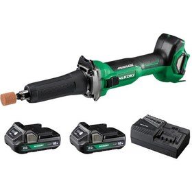 Resim Hikoki GP18DA-2.0 18V/2.0AH 6 MM Kömürsüz Akülü Kalıpçı Taşlama 