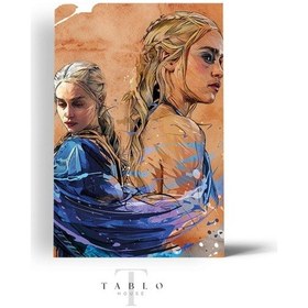 Resim Daenerys Targaryen Ahşap Tablo 8mm 
