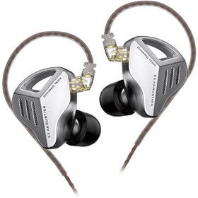 Resim KZ ZVX Dinamik Sürücü IEM Hi-Fi In Ear Monitör Kulak İçi Kulaklık (Mikrofonlu) 