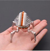 Resim Chuangyinshop Exclusive Beyaz Aluminyum Alaşım Robot Modeli 1pc El Yapımı Metal Menteşeli Koleksiyonluk 14 Yaş Üstü 