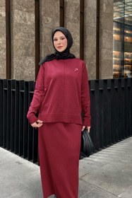 Resim Denivy Tesettür İkili Triko Takım - Rahat ve Şık Kombin DNV-000137 