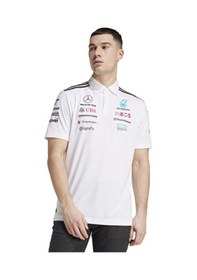 Resim Adidas Mer Tm Polo Wm Erkek Antrenman Polo Tişört Jw0586 Beyaz Beyaz 