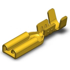 Resim Tks 2.8 mm En Küçük Dişi Fiş-Terminal-Kablo Ucu-Tırnaksız 50 Adet 