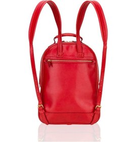Resim Gön Kırmızı Soft Deri Kadın Sırt Çantası 01 166 Muşo 001 