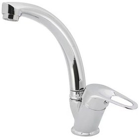 Resim Gms Narin Kuğu Lavabo Bataryası Krom 