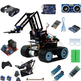 Resim Arduino Emes Robotik Robot Kollu Tank Proje Seti 