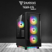 Resim GAMDIAS TIGER-576, RYZEN 5 7600, 16Gb DDR5 Ram, 500Gb NVMe SSD, 8Gb GDDR5 RX580 Ekran Kartı, 750W Kasa, Free Dos GAMING PC 