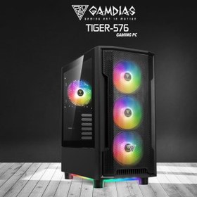 Resim GAMDIAS TIGER-576, RYZEN 5 7600, 16Gb DDR5 Ram, 500Gb NVMe SSD, 8Gb GDDR5 RX580 Ekran Kartı, 750W Kasa, Free Dos GAMING PC 