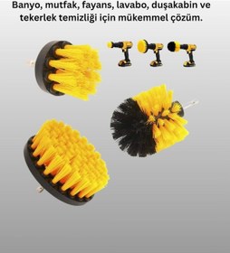 Resim Profesyonel Matkap Ucu Temizlik Fırçası 3 Lü Set 
