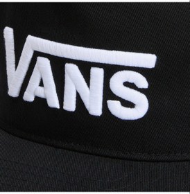 Resim Vans Drop V Logo Snapback Unisex Siyah Şapka Vn000qahblk1 Siyah 