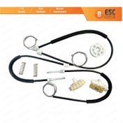 Resim Renault Laguna MK3 2007-2015 5-Kapı İçin Ön Sağ Cam Kriko Seti 