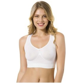 Resim Emay 4001 Bayan Dikişsiz Sporcu Büstiyer Sütyen 