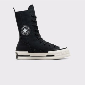 Resim Converse Chuck 70 Plus Unisex Siyah Platform Sneaker Düz A10361c Siyah 
