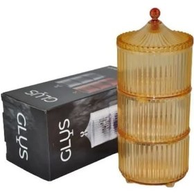 Resim Lanus 3 Parça Small Küçük Drajelik Şekerlik Emn3448 