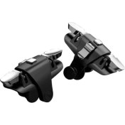 Resim Vigortrading C10-2 Adet Mobil Oyun Tetikleyici Pubg Fps Oyunu Shooter Hassas Denetleyici L1 R1 Iphone Uyumlu Android Telefon Için Abs Anahtar Düğmeler Gamepad (Yurt Dışından) 