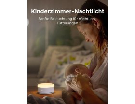 Resim Taşınabilir Ses Makinesi ve Dokunmatik Lamba, 20 Ses, Zamanlayıcı ve Hafıza Fonksiyonu 