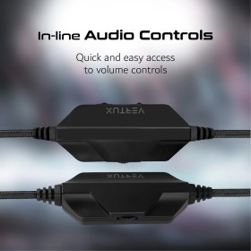Resim Vertux Blitz Siyah - Oyuncu Kulaklık Stereo 7.1 Surround Kablolu Kulaküstü 
