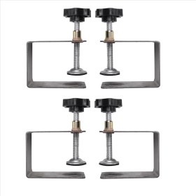 Resim Explosion1 4pcs Ahşap Jig Dolap Aracı Ev Mobilya Aksesuarları Çelik Çekmece Ön Kurulum Kelepçeleri Çekmece Panel Klipsleri (Yurt Dışından) 