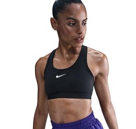 Resim Nike Swoosh Medium Support Kadın Büstiyer Siyah 