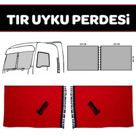 Resim VIPTIRSHOP KADİFE TIR ÖN CAM KAPATMA PERDESİ (UYKU PERDESİ) 