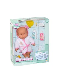Resim 030031 Sunman Bebelou Banyo Zamanı Bebek Seti 35 CM / + 3 Yaş 