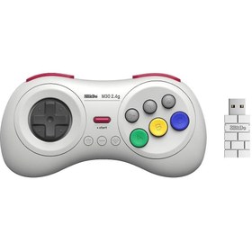 Resim 8Bitdo M30 2.4G Kablosuz Gamepad Oyun Kolu Nintendo Switch ,Sega Genesis Mini Ve Mega Drive Mini Uyumlu 