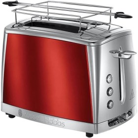 Resim Russell Hobbs Luna Solar Kırmızı (Red) Ekmek Kızartma Makinesi 