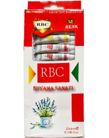 Resim RBC Guaj Boya 12 Renk 6ml Tüp 1 Paket 12 Li Guaj Boya Seti Sanatsal Boya 