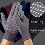 Resim 10 Çift Unisex Naylon Eldiven - Sürüş ve Açık Hava Aktiviteleri için Hafif, Dayanıklı, Kaymaz Örgü Eldivenler, %100 Polyester, Elde Yıkanabilir, Gri Beyaz Noktalı, Sürüş Eldivenleri, Açık Hava Spor Ekipmanları, Şık Eldiven Tasarımı, Rahat Fit Eldivenler 