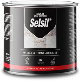 Resim Skygo SELSİL MERMER - TAŞ TENEKE SERAMİK YAPIŞTIRICI 250GR (5067) 
