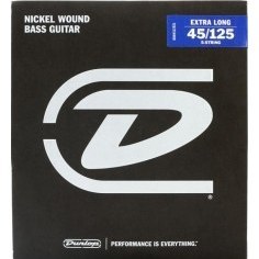 Resim Jim Dunlop DBN45125XL Nikel XL 5 Teli Bas Gitar Teli (45-125) 