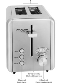 Resim AWOX Hot Slice Ekmek Kızartma Makinesi 