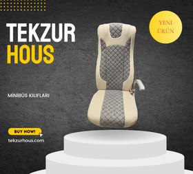 Resim Minibüs Geçme Kılıflar (Universal) - 19 Yolcu + 1 Şoför = 20 Koltuk (19+1) / 2'Lİ +1'Lİ / Kırmızı 