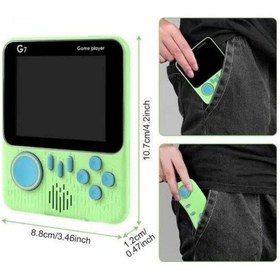 Resim 3.5 İnç Mini Atari Taşınabilir Oyun Konsolu 666 Adet Retro Oyun 