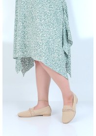 Resim Ayakcenter Male Düz Kadın Triko Babet Ayakkabı 001 