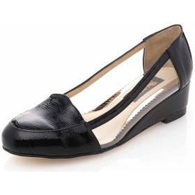 Resim 41-42-43-44 Numara 17309 Siyah Transparan Büyük Numara Gündelik Kadın Ayakkabısı Siyah 