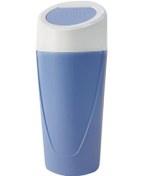 Resim Elmpaly Mavi Beyaz 1 Adet Araç İçi Çöp Kutusu, Seyahat Çöp Kutusu, Portbagaj Çöp Kutusu 