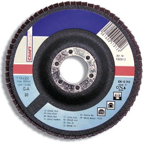 Resim Craftomat Taşlama Taşı K80 125 mm Unıversal Açık Mavi Fıber 