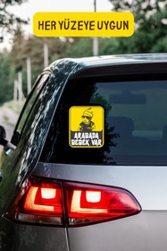 Resim alışveriş kurdu Arabada Bebek Var Araba-Motosiklet Cam Etiket Sticker - Erkek 