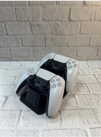Resim Cosmotex İkili Gamepad Tutucu Siyah 7x18 Cm Masa Ve Raf Düzeni 