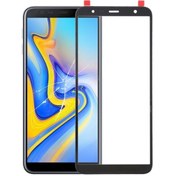 Resim Cbtx Samsung Galaxy Uyumlu J4+ / J6+ Oca Optik Şeffaf Yapışkanlı Ön Ekran Dış Cam Lens 