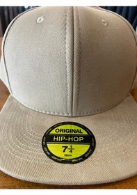 Resim Hip Hop Snapback Rapper Basket Beyzbol Bej Renk Cap Şapka 