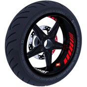 Resim GP Racing Reflektif Kırmızı İç Jant Şeridi Sticker Çınar Extreme