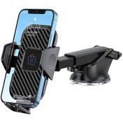 Resim Hobimtek Hb-01 Otomatik Klipsli Araba Telefon Tutucu Siyah 