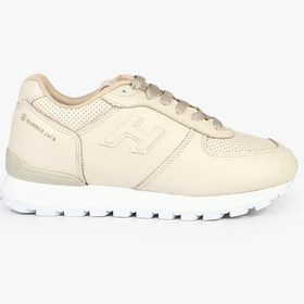 Resim Hammer Jack Peru Hakiki Deri Bej Kadın Spor Ayakkabı 
