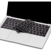 Resim McStorey Laptop Macbook Air ile Uyumlu Klavye Koruyucu TouchID A1932 2018/19 Avrupa İngilizce Baskı 